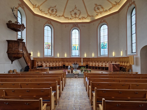 Mein Auftritt als Trauersängerin an Beerdigung in reformierter Kirche Oberrieden.